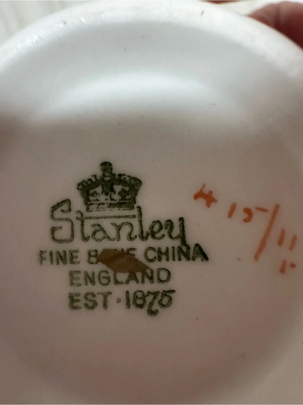 Vintage English Bone China Teacup Sets Foley Stanley Pink Gold Filigree 2 Sets